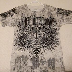 Affliction mens t shirt L